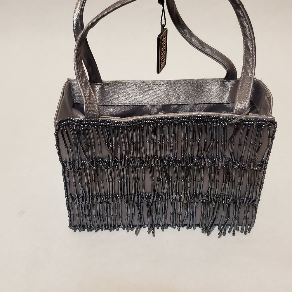 Bijoux Terner Satin/Beaded Purse